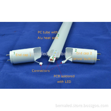 SKD LED tube parts